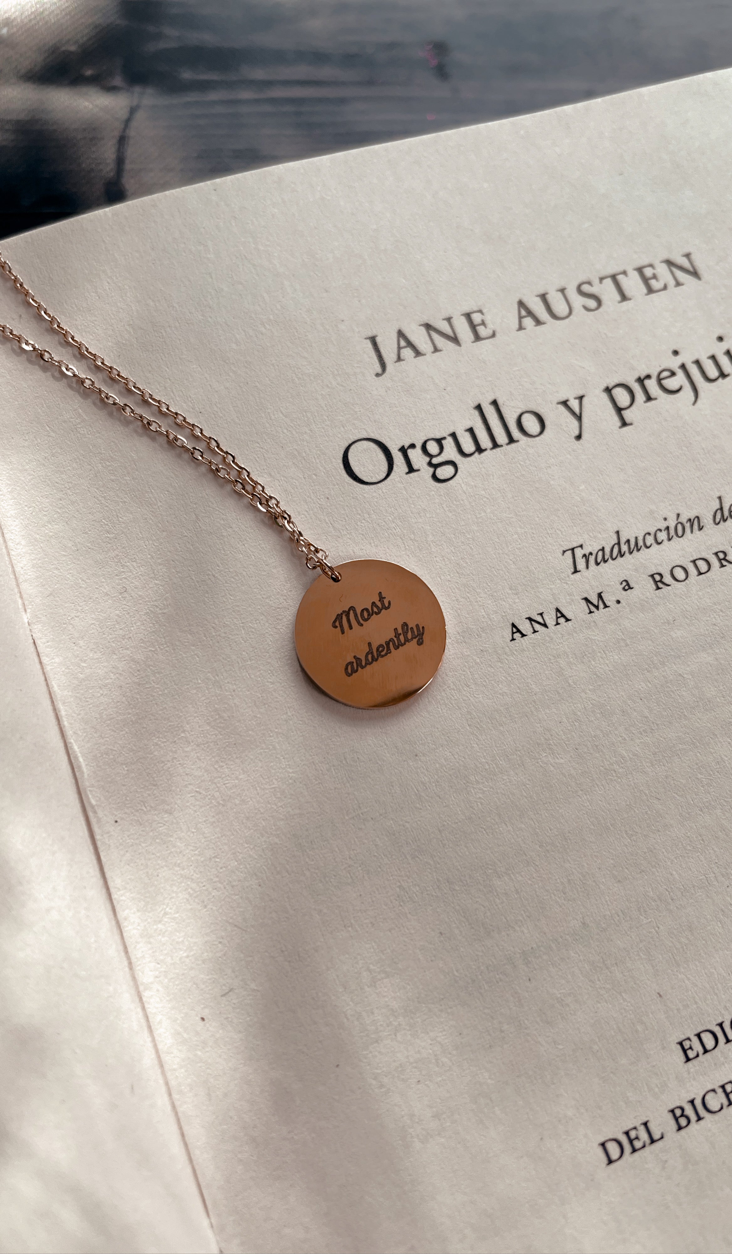 Collar Orgullo y Prejuicio